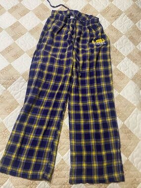LSU TIGERS Purple and Yellow Plaid Lounge Pants